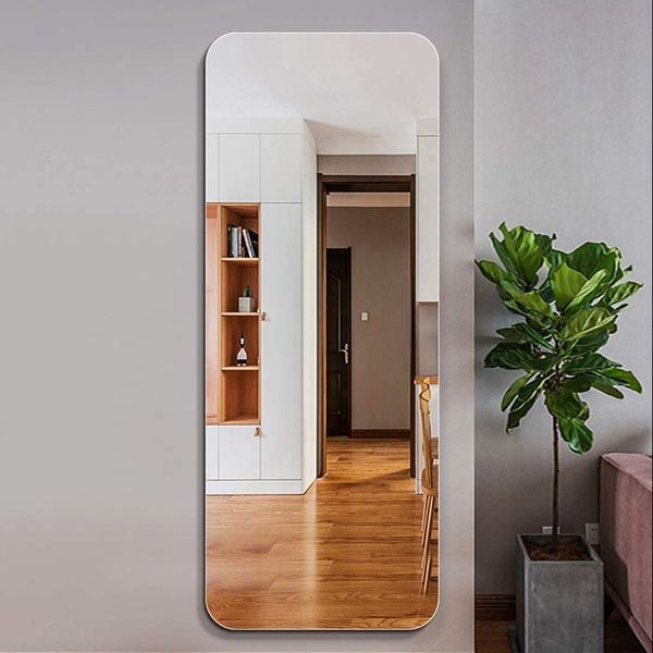 Gương dây da treo chữ nhật