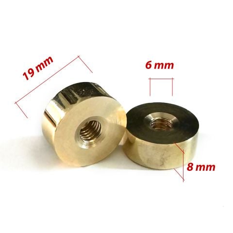 Phụ kiện núm đồng D19