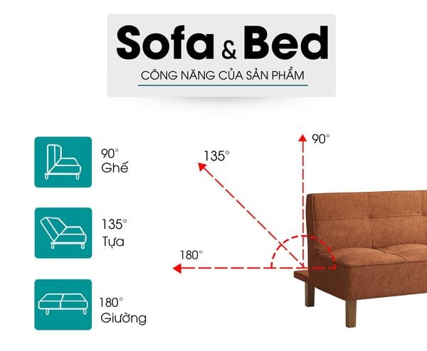 Sofa bed XDAILY - Sofa giường thông minh