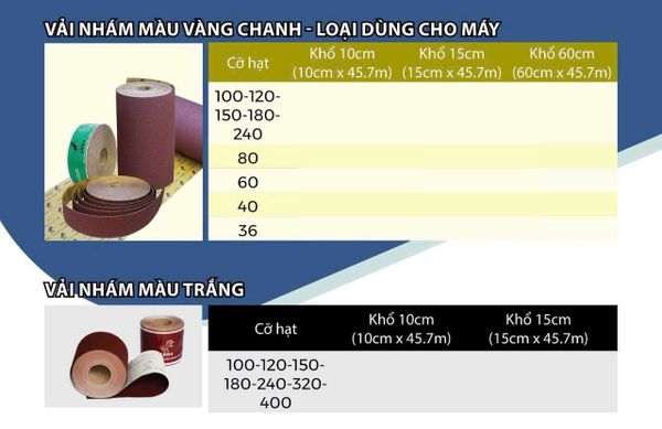 Phụ kiện mộc | Vải nhám XDAILY | ARAB