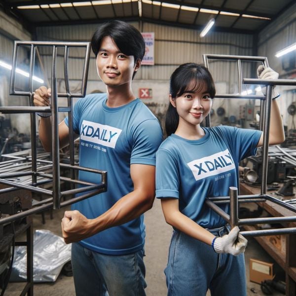 GHẾ ĂN XDAILY - GHẾ SỪNG BÒ ĐỆM VUÔNG