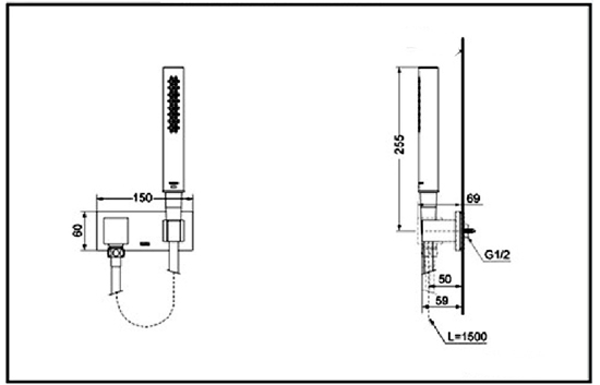 Bát sen TOTO DBX111CAF2 bản vẽ kỹ thuật