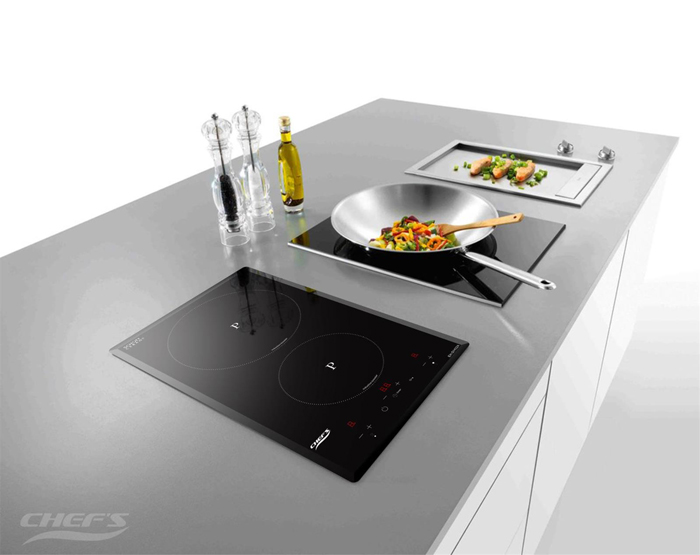 Hình ảnh bếp từ đôi domino Chefs EH-DIH32A Hình ảnh bếp từ đôi domino Chefs EH-DIH32A