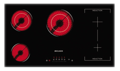 Bếp điện từ Feuer kết hợp FE-DT5002 Bếp điện từ Feuer kết hợp FE-DT5002