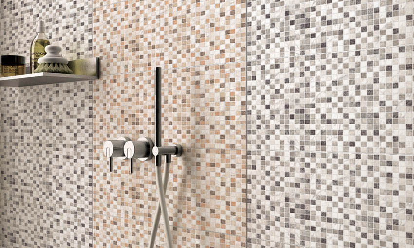 Phối cảnh với gạch ốp tường Đồng Tâm 2560MOSAIC001 Phối cảnh với gạch ốp tường Đồng Tâm 2560MOSAIC001