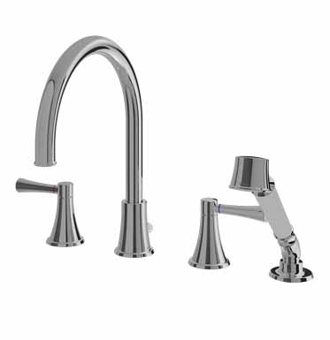 Vòi xả bồn TOTO 4 lỗ TX447SGV1 Vòi xả bồn TOTO 4 lỗ TX447SGV1