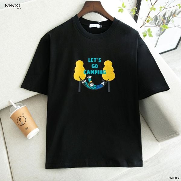  T-SHIRT LET'S GO CAMPING PDN160 