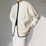  Áo Khoác Thể Thao Jacket Len Nam MANDO Dài Tay Form Rộng Phối Màu Kiểu Dáng Basic Unisex Thời Trang Hàn Quốc JAK010 