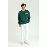  Áo Sweater Nỉ Nam MANDO Phối Màu Chất liệu Nỉ Cào TC Dày Dặn, Form Rộng Phong Cách Unisex SWT002 