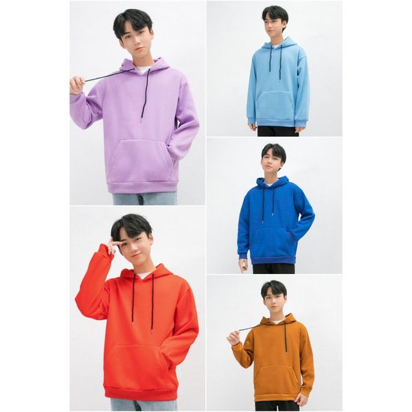  Áo Nỉ Hoodie  Sweater Nam MANDO Dài Tay Form Rộng Trơn Basic Unisex Cao Cấp Nhiều Màu Thời Trang Hàn Quốc  NDN056 