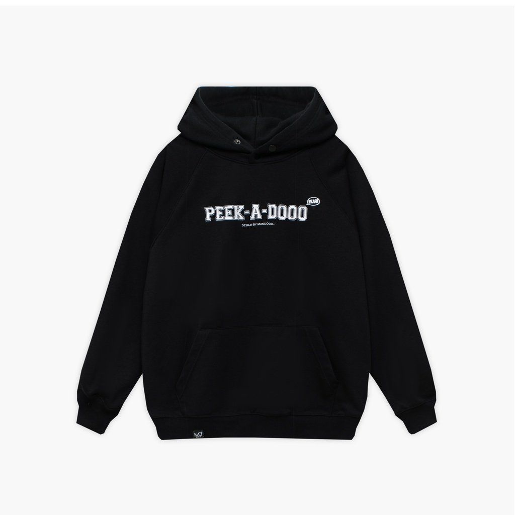  Áo Hoodie Nam Dài Tay 2 Cúc Bấm  MANDO Chất Liệu Nỉ Chân Cua Form Rộng Hình In Basic Unisex Thời Trang Hàn Quốc HOD008 