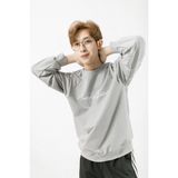  Áo Nỉ Cao Cấp Sweater Dài Tay Nam MANDO 2 Màu Họa Tiết In Chữ Form Rộng Basic Unisex Thời Trang Hàn Quốc SWT006 