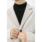  Áo Blazer Nam 1 Lớp  MANDO Dài Tay 3 Màu Vải Tuyết Mưa Cao Cấp Trơn Không Họa Tiết Basic Thời Trang Hàn Quốc BLZ006 