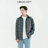  Áo Sơ Mi Caro Nam MANDO Kiểu Dáng Basic Unisex Hàn Quốc ACB96 