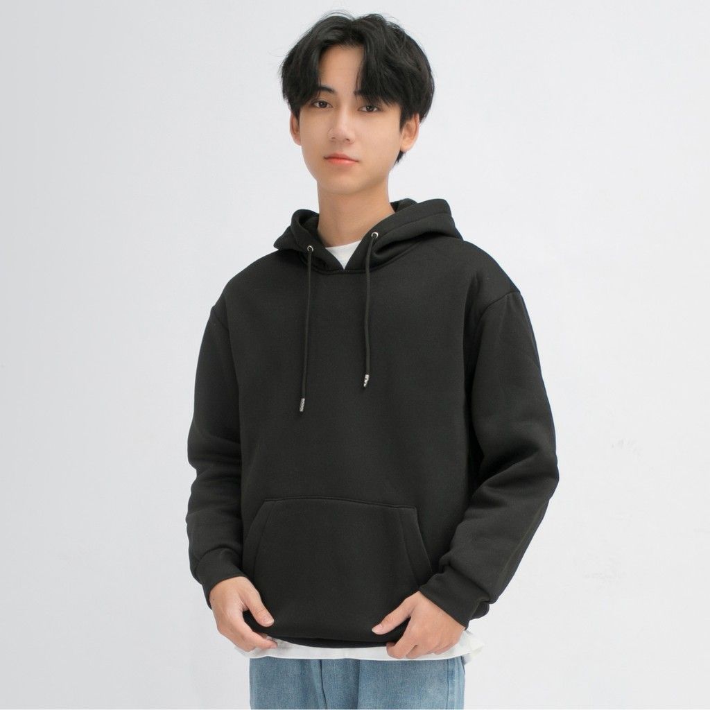  Áo Nỉ Hoodie  Sweater Nam MANDO Dài Tay Form Rộng Trơn Basic Unisex Cao Cấp Nhiều Màu Thời Trang Hàn Quốc  NDN056 