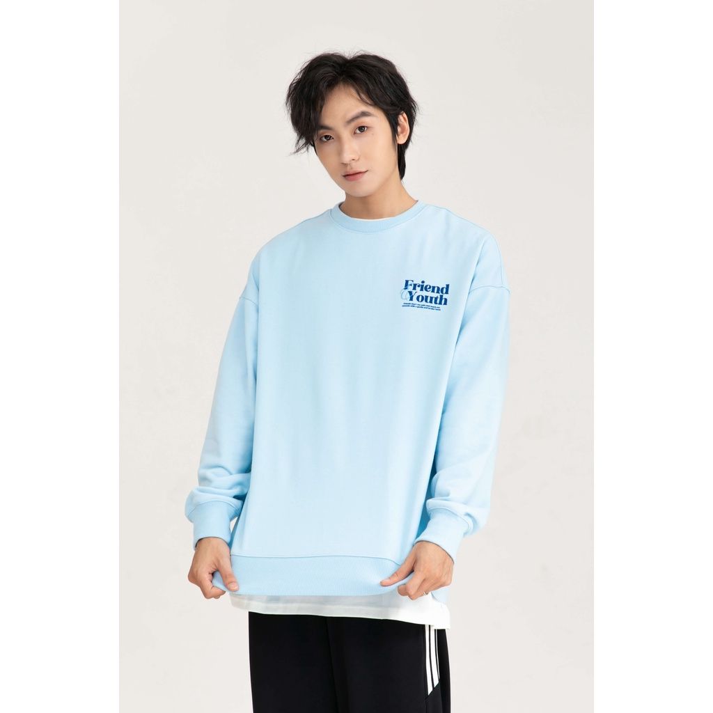  Áo Sweater Nỉ Nam MANDO Chất Nỉ Chân Cua Co Dãn, Dày Dặn Mềm Mịn Form Rộng Phong Cách Unisex - SWT001 