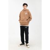  Áo Nỉ Hoodie Nam Dài Tay 2 Màu Nâu Be MANDO Chất Nỉ Cao Cấp Form Rộng Hình In Basic Unisex Thời Trang Hàn Quốc HOD004 