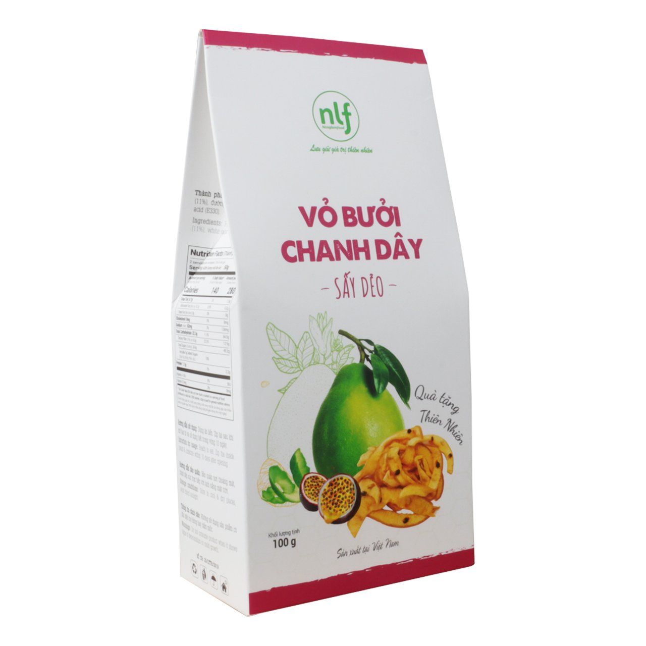 Vỏ Bưởi Chanh Dây Sấy Dẻo 100g | Ăn vặt tốt cho sức khỏe | Healthy Snack