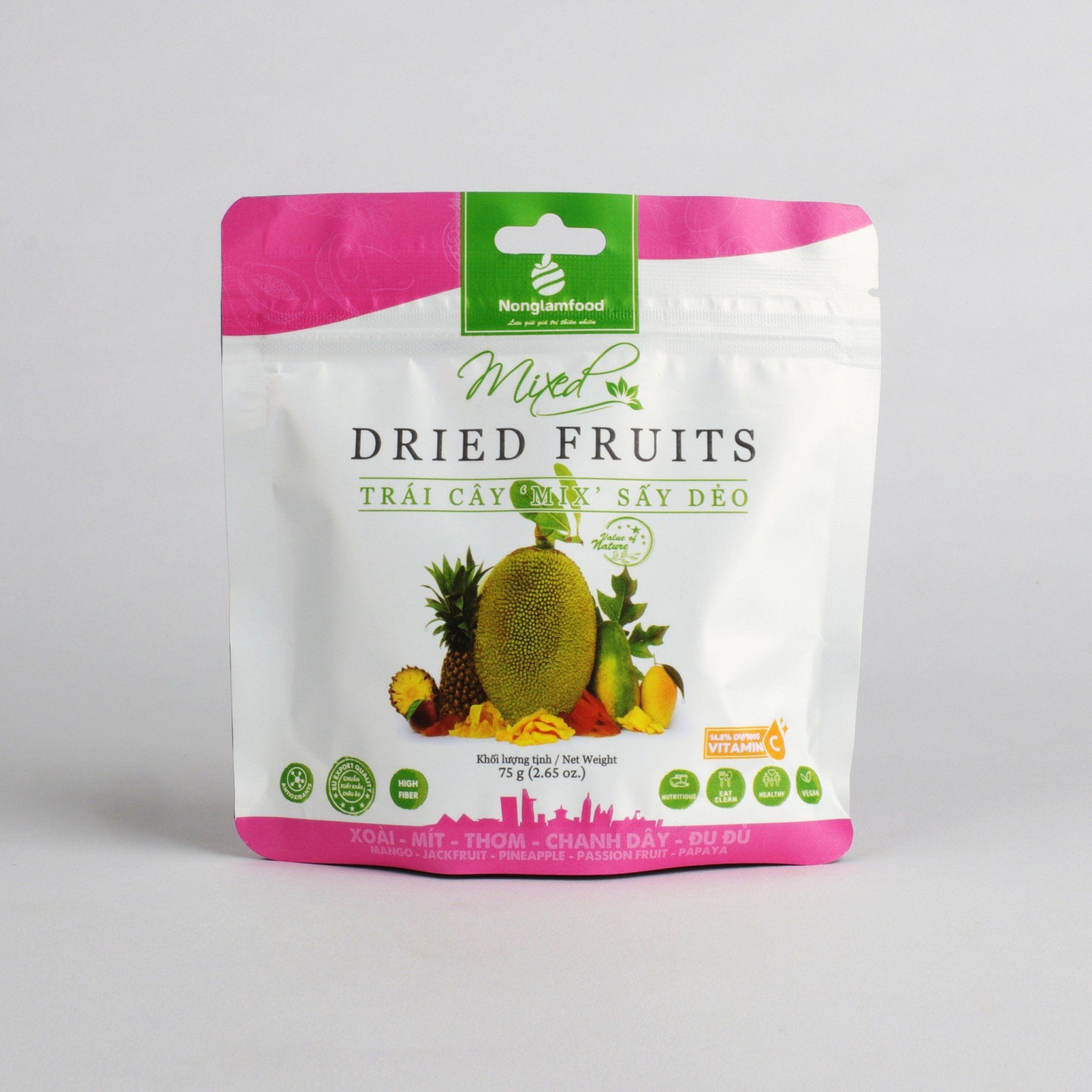 TRÁI CÂY MIX SẤY DẺO - 75 GRAM