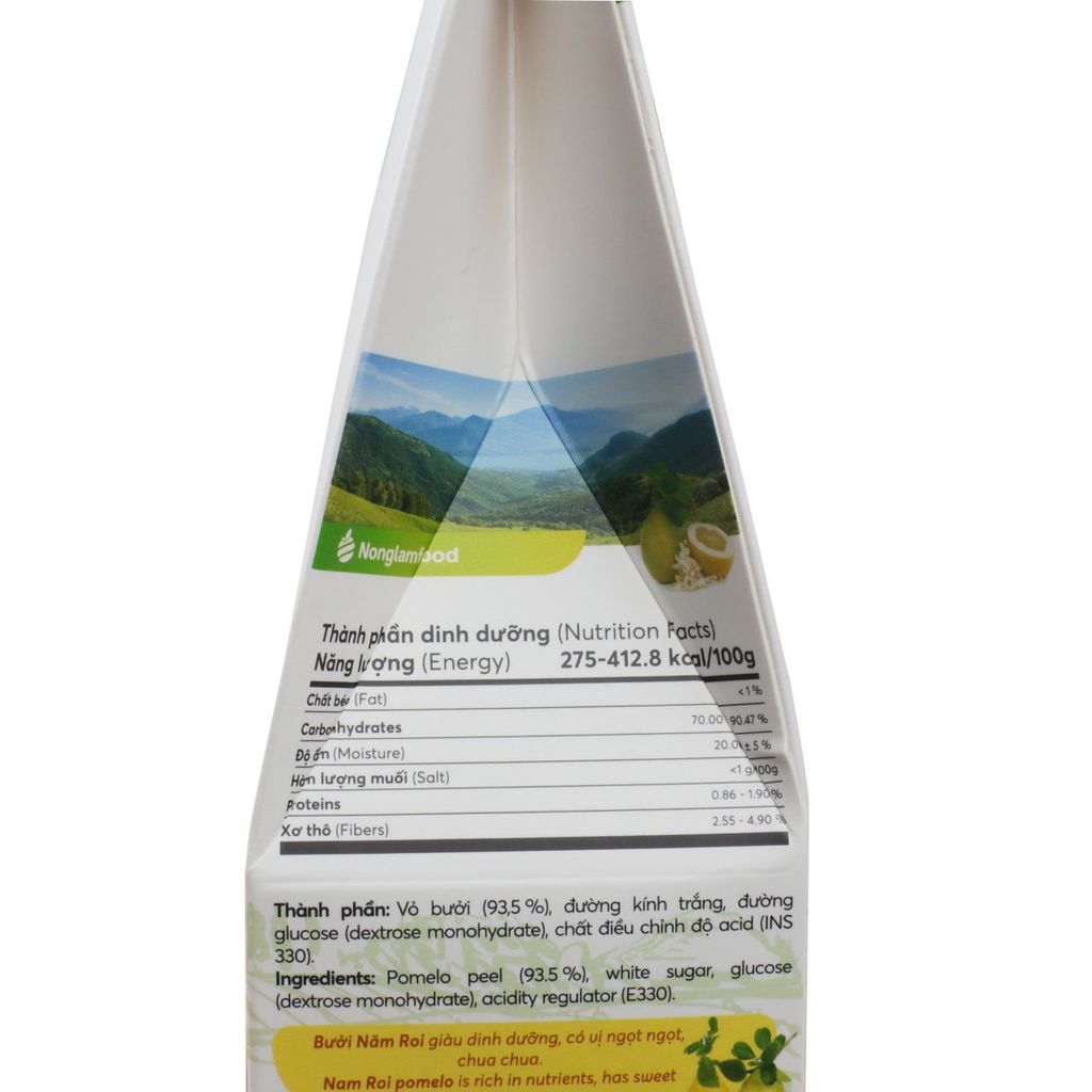VỎ BƯỞI SẤY DẺO NONGLAMFOOD HỘP 145G | ĂN VẶT TỐT CHO SỨC KHỎE | HEALTHY SNACK