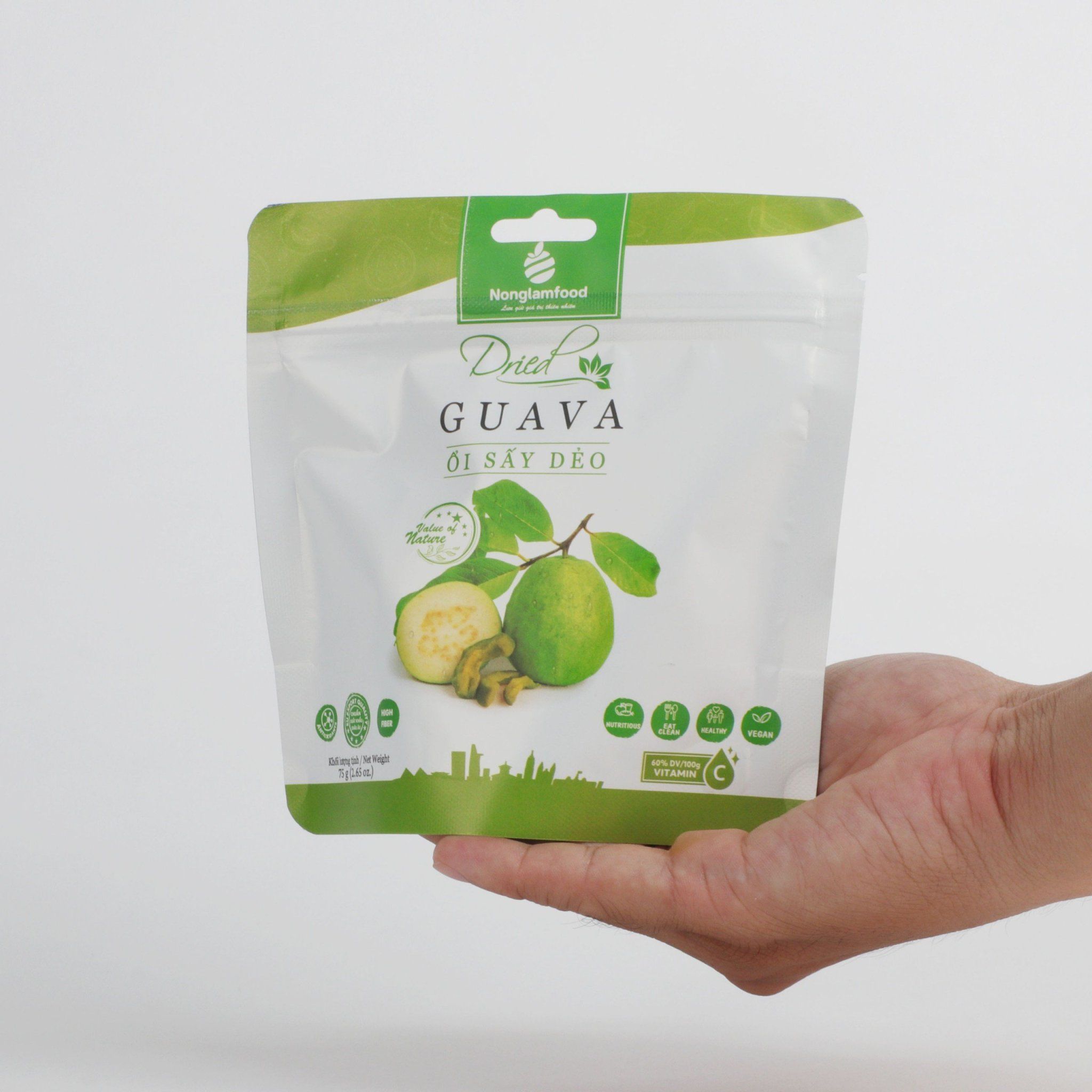 ỔI SẤY DẺO - TÚI 75 GRAM| ĂN VẶT TỐT CHO SỨC KHỎE| HEALTHY SNACK