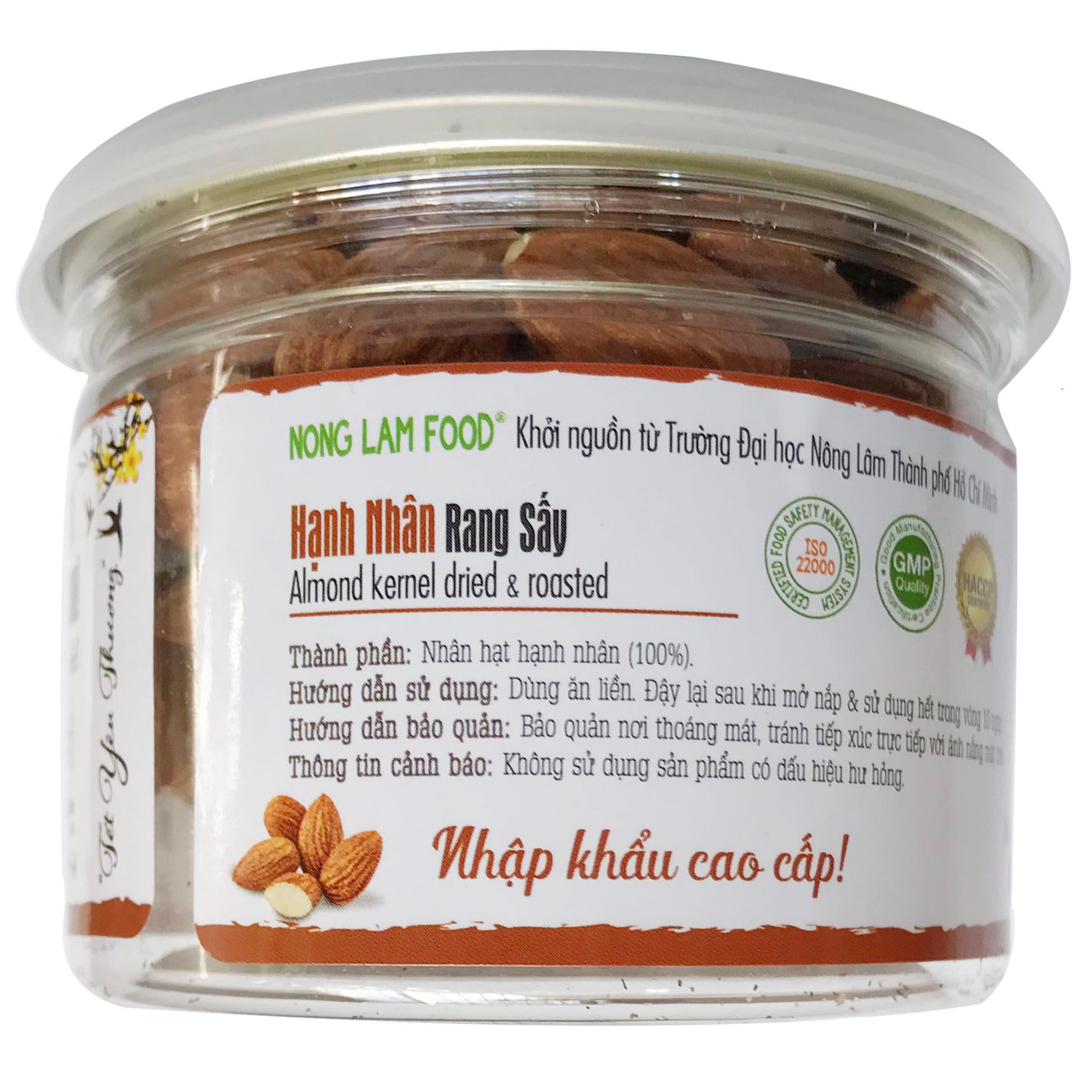 Hạt Hạnh Nhân Rang Sấy 100g