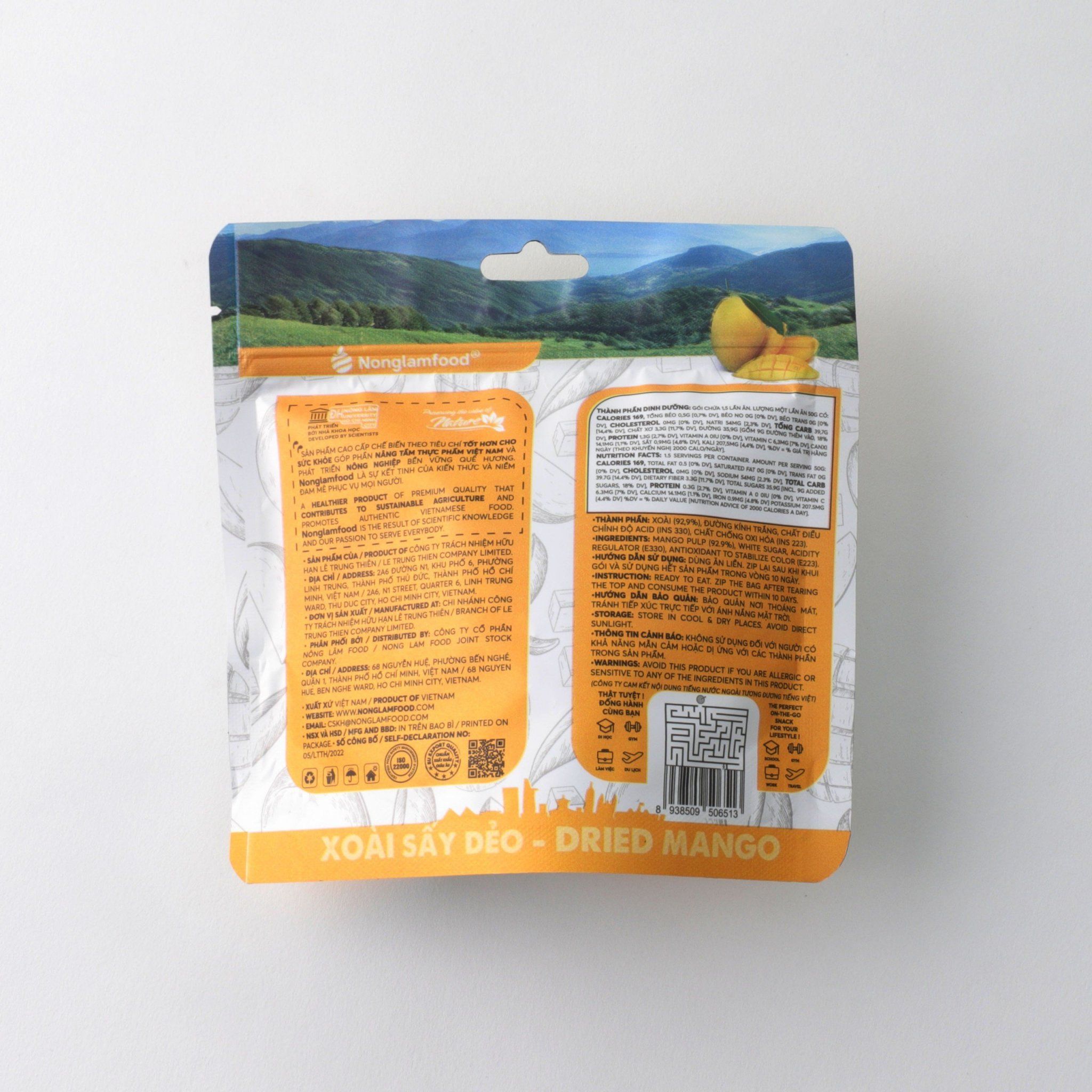 XOÀI SẤY DẺO - TÚI 75 GRAM| ĂN VẶT TỐT CHO SỨC KHỎE| HEALTHY SNACKS