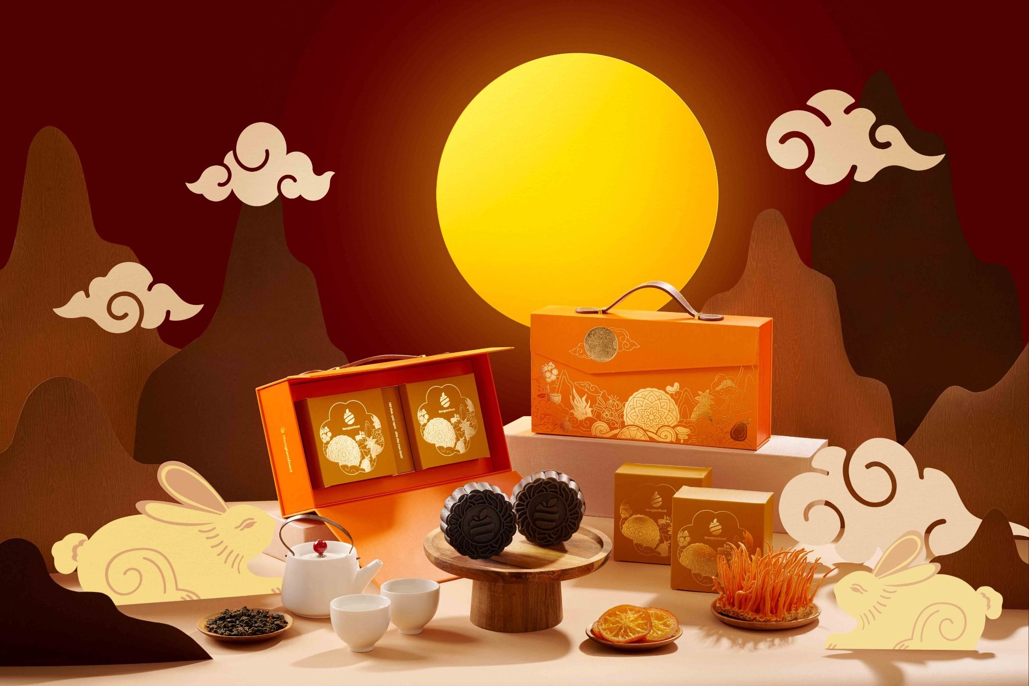 BÁNH TRUNG THU - THU AN NHIÊN - HỘP 2 BÁNH