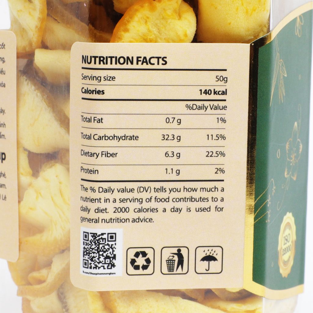 VỎ BƯỞI CHANH DÂY SẤY DẺO NONGLAMFOOD HŨ 100G | HỦ LỤC GIÁC ĐẶC BIỆT | QUÀ TẶNG CAO CẤP