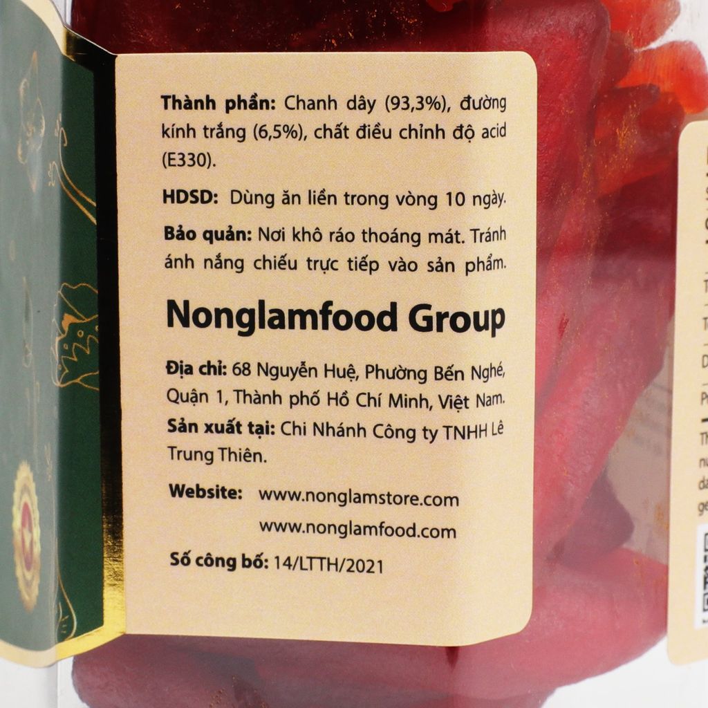 CHANH DÂY SẤY DẺO NONGLAMFOOD HŨ 150G | HỦ LỤC GIÁC ĐẶC BIỆT | QUÀ TẶNG CAO CẤP