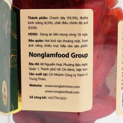 CHANH DÂY SẤY DẺO NONGLAMFOOD HŨ 150G | HỦ LỤC GIÁC ĐẶC BIỆT | QUÀ TẶNG CAO CẤP