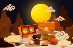 BÁNH TRUNG THU - THU ĐOÀN VIÊN 2 - HỘP 2 BÁNH