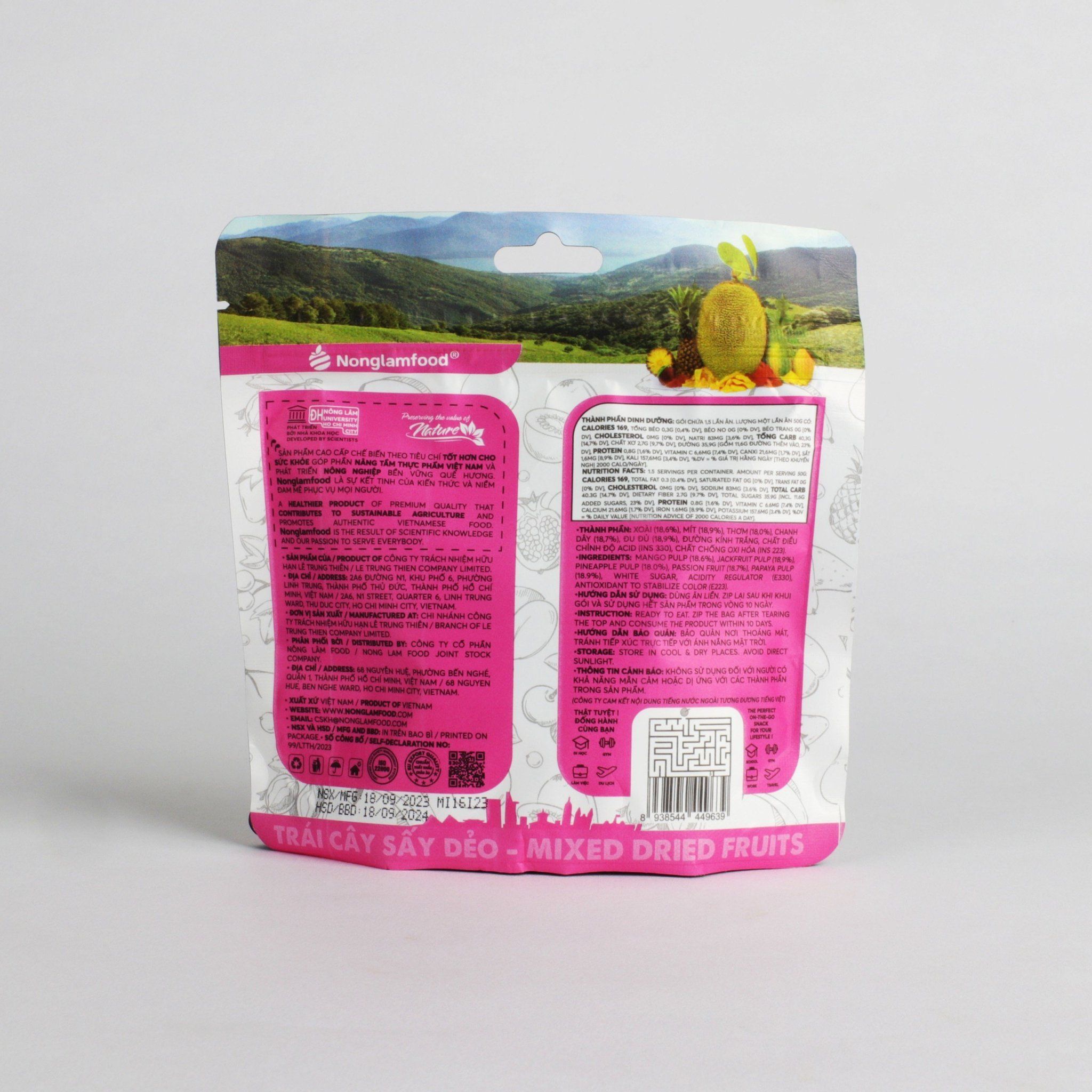 TRÁI CÂY MIX SẤY DẺO - 75 GRAM
