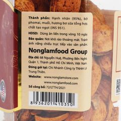 HẠNH NHÂN MỸ RANG BƠ NONGLAMFOOD HŨ 120G | HŨ LỤC GIÁC ĐẶC BIỆT | QUÀ TẶNG CAO CẤP