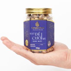 HẠT DẺ CƯỜI MỸ RANG MUỐI NONGLAMFOOD HŨ 150G  | HŨ LỤC GIÁC ĐẶC BIỆT | QUÀ TẶNG CAO CẤP