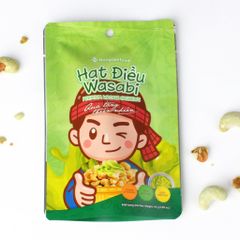 HẠT ĐIỀU WASABI NONGLAMFOOD TÚI 45G | PREMIUM WASABI CASHEWS