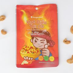HẠT ĐIỀU TỎI ỚT NONGLAMFOOD TÚI 45G | PREMIUM CHILI-GARLIC CASHEWS