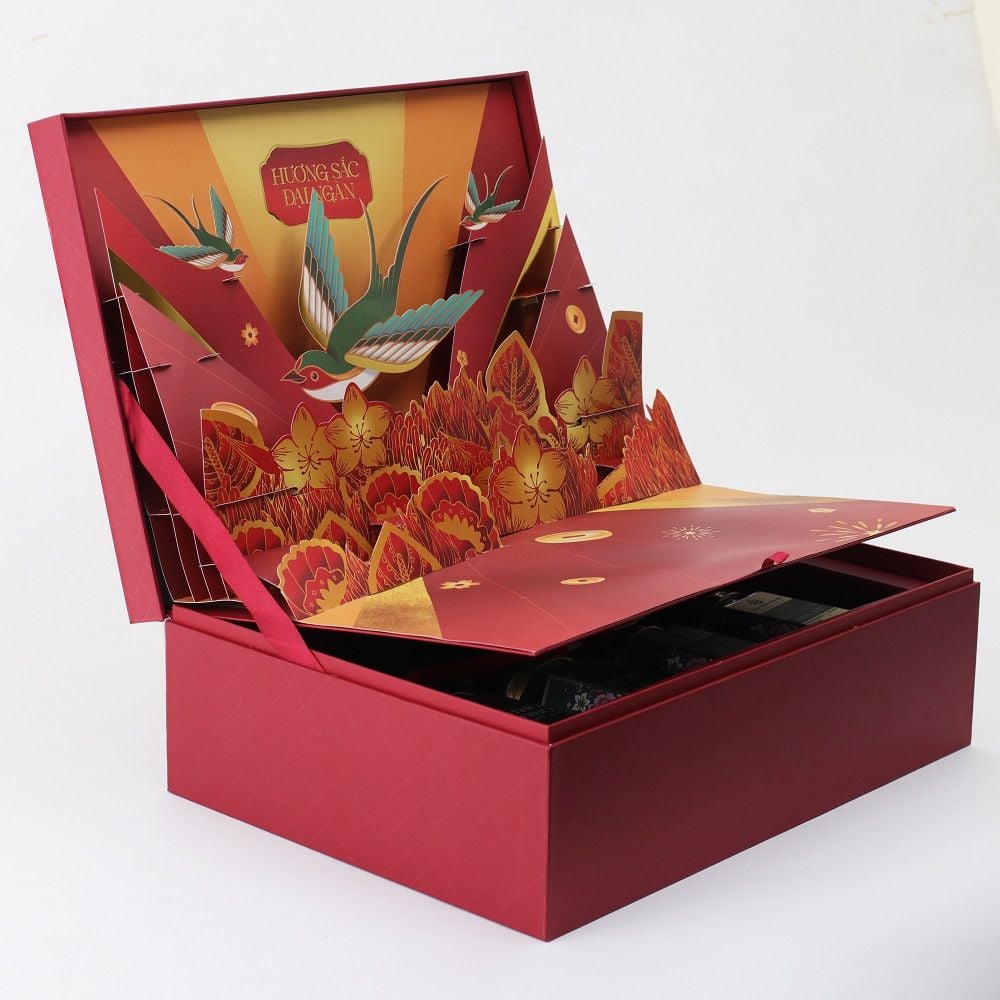 Set quà nghệ thuật Pop up 3D Vinh Hoa - Hương Sắc Đại Ngàn