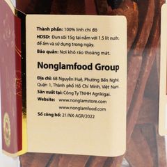 NẤM LINH CHI ĐỎ TỰ NHIÊN NONGLAMFOOD HŨ 20G  | HŨ LỤC GIÁC ĐẶC BIỆT | QUÀ TẶNG CAO CẤP