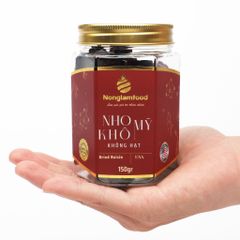 MIX NHO KHÔ 3 MÀU NONGLAMFOOD HŨ 150G  | HŨ LỤC GIÁC ĐẶC BIỆT | QUÀ TẶNG CAO CẤP