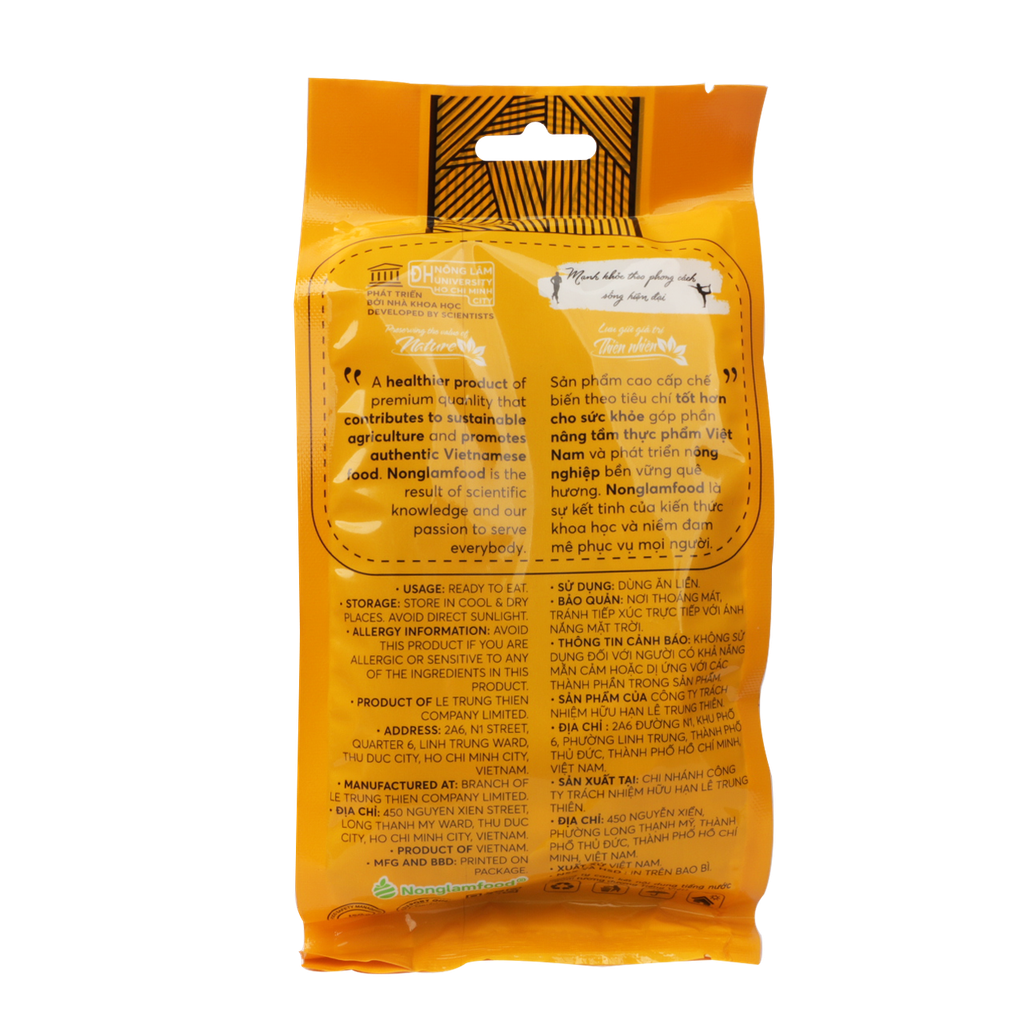 THANH GẠO LỨT HẠT & CHÀ BÔNG GABRI TÚI 120G| ĂN VẶT TỐT SỨC KHỎE| HEALTHY SNACK