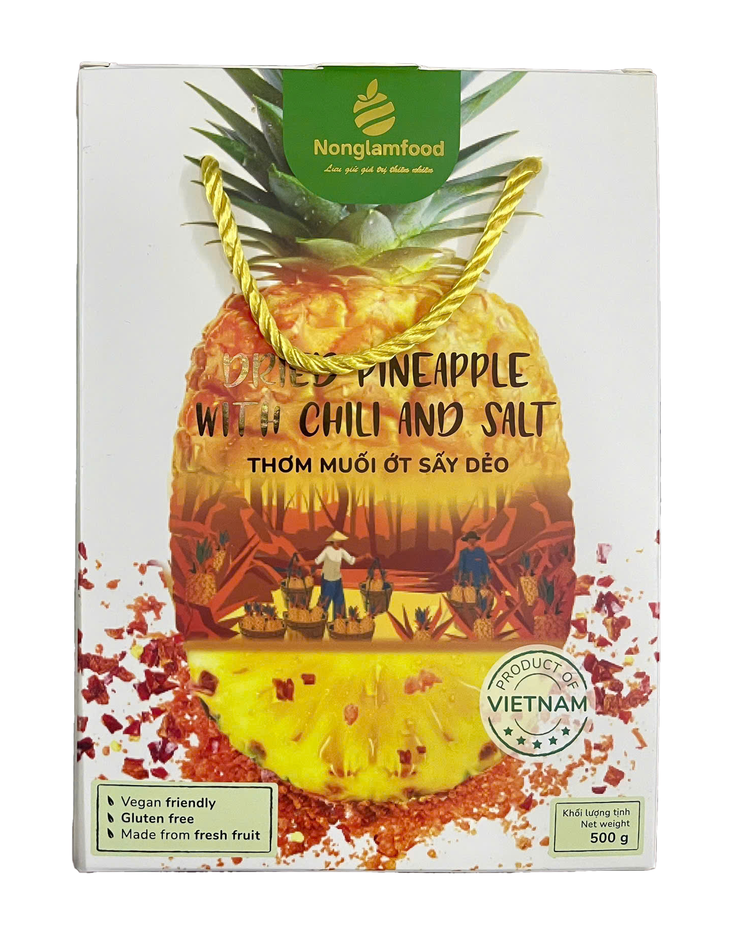 THƠM SẤY DẺO MUỐI ỚT 500g| CHILLI DRIED PINEAPPLE| HEALTHY SNACK| ĂN VẶT TỐT CHO SỨC KHỎE