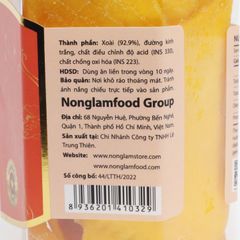 XOÀI SẤY DẺO THƯỢNG HẠNG NONGLAMFOOD HŨ 150G  | HŨ LỤC GIÁC ĐẶC BIỆT | QUÀ TẶNG CAO CẤP