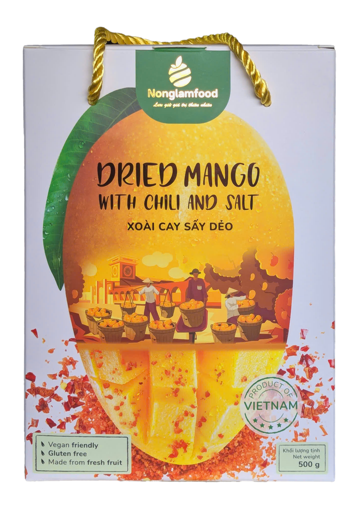 XOÀI CAY SẤY DẺO 500g| CHILLI DRIED MANGO| HEALTHY SNACK| ĂN VẶT TỐT CHO SỨC KHỎE