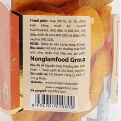 XOÀI CAY SẤY DẺO THƯỢNG HẠNG NONGLAMFOOD HŨ 150G | HỦ LỤC GIÁC ĐẶC BIỆT | QUÀ TẶNG CAO CẤP
