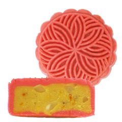 BÁNH TRUNG THU ĐÀO SAFFRON HẠT MACCA 150G | PHƯỢNG CÁT NONGLAMFOOD