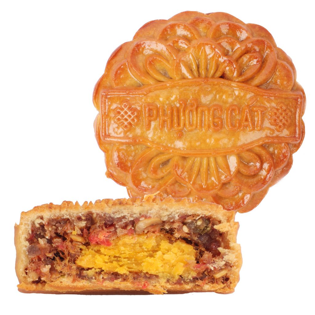 BÁNH TRUNG THU THẬP CẨM GÀ QUAY VI CÁ JAMBON ĐẶC BIỆT 150G | PHƯỢNG CÁT NONGLAMFOOD