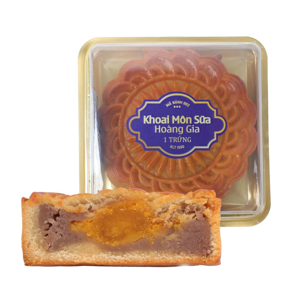 BÁNH TRUNG THU KHOAI MÔN SỮA HOÀNG GIA 150G | PHƯỢNG CÁT NONGLAMFOOD