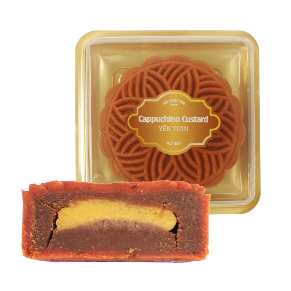 BÁNH TRUNG THU CAPPUCCINO CUSTARD YẾN TƯƠI 150G | PHƯỢNG CÁT NONGLAMFOOD