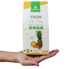 THƠM SẤY DẺO NONGLAMFOOD HỘP 100G | ĂN VẶT TỐT CHO SỨC KHỎE | HEALTHY SNACK